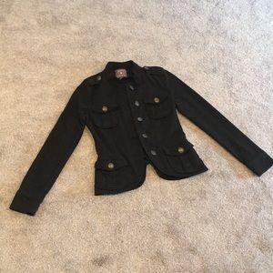 Black military jacket